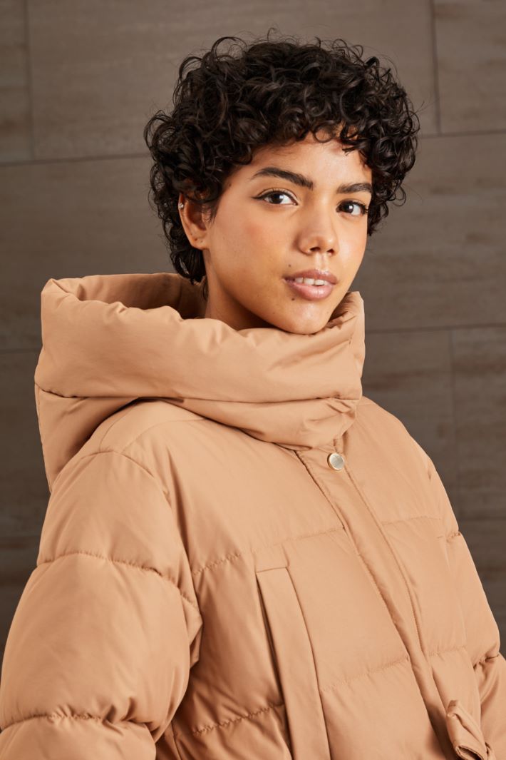 Imbottito lungo opaco - CAMMELLO - Fashion Market - 3