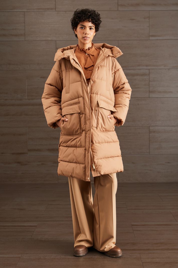 Imbottito lungo opaco - CAMMELLO - Fashion Market