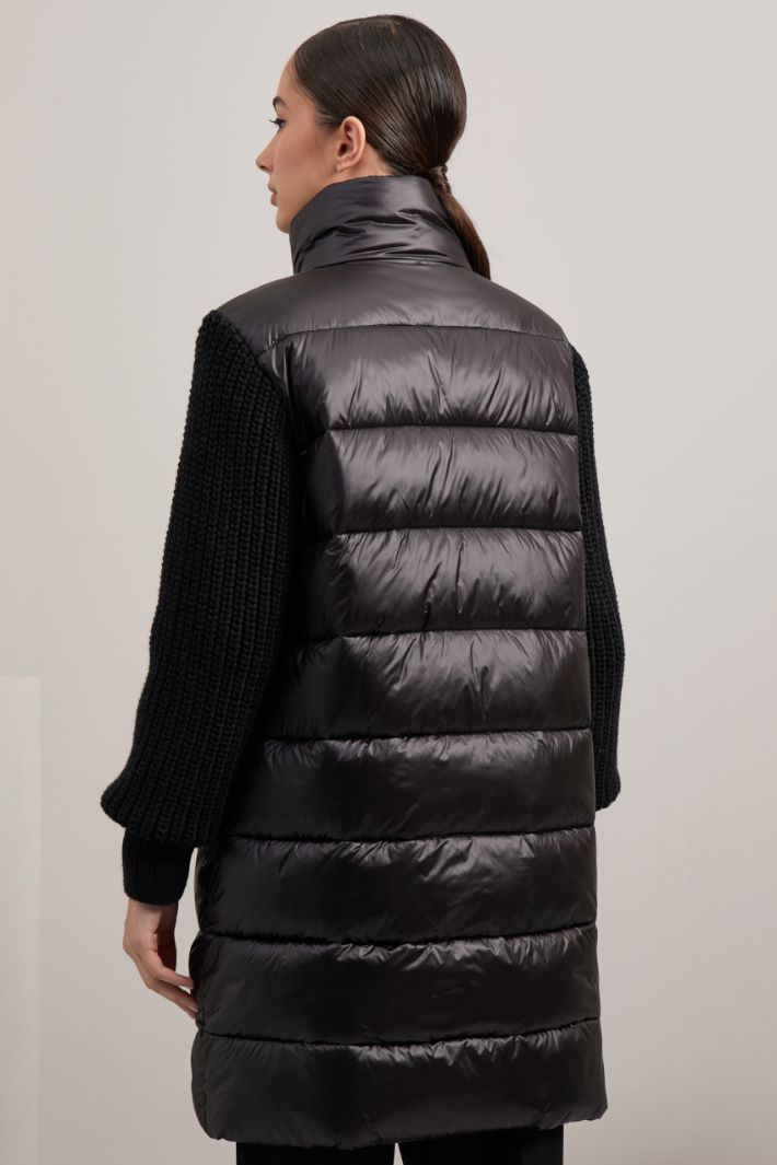 Imbottito lungo - NERO - Fashion Market - 4