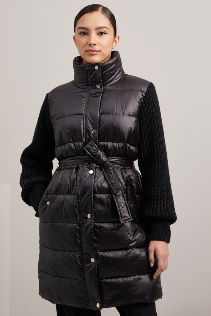 Imbottito lungo - NERO - Fashion Market - 2
