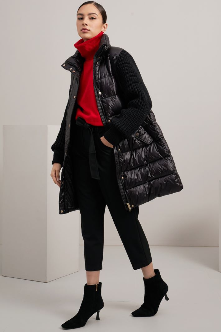 Imbottito lungo - NERO - Fashion Market
