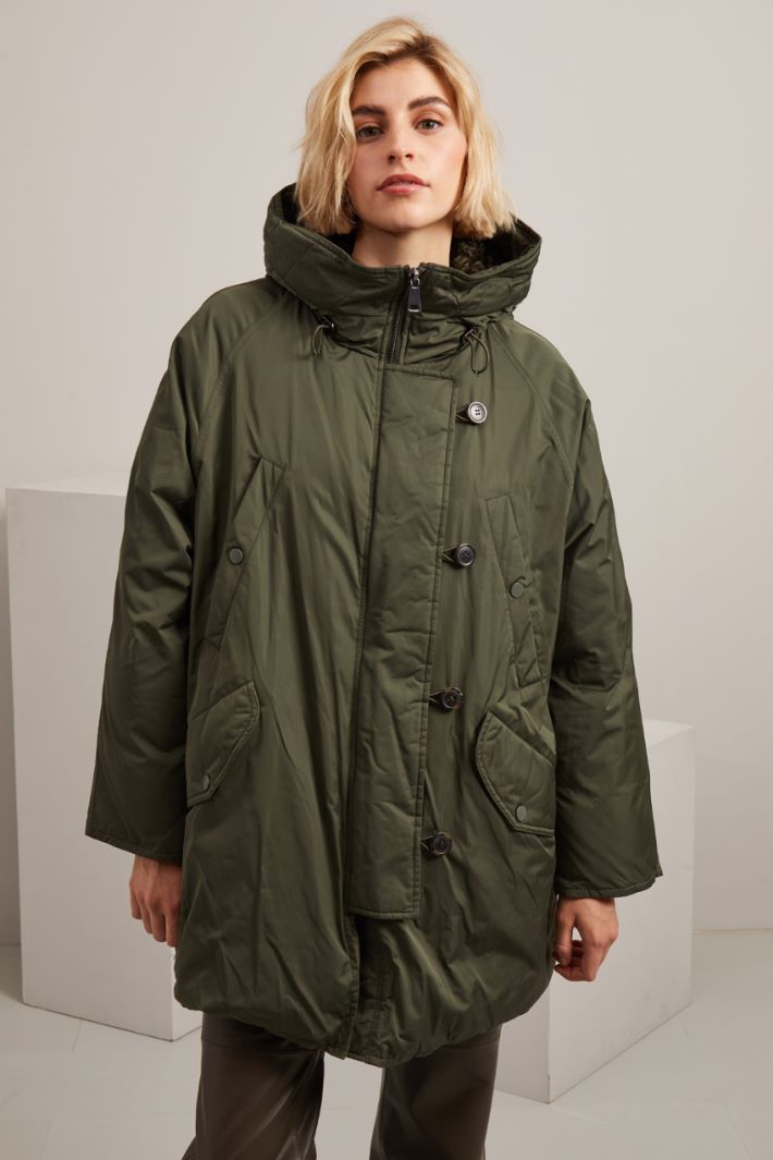 Parka imbottito - KAKI - Fashion Market - 2