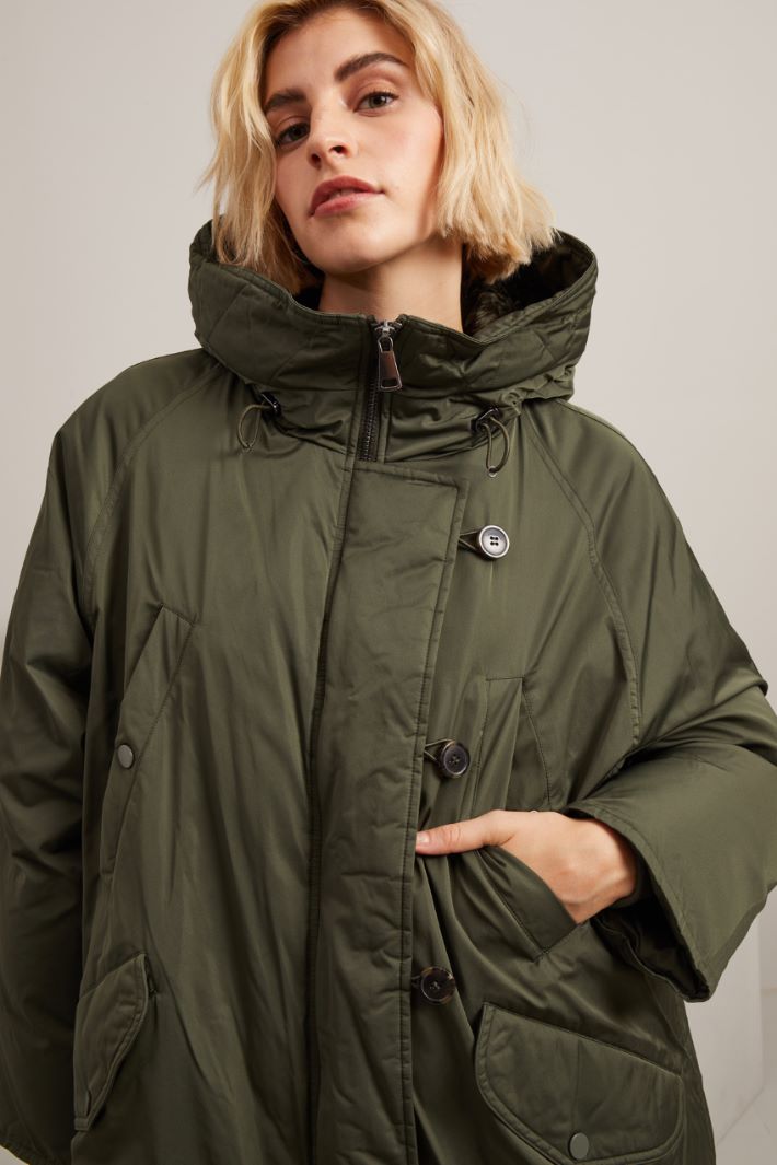 Parka imbottito - KAKI - Fashion Market - 3