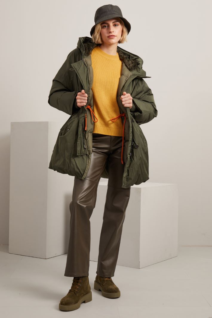 Parka imbottito - KAKI - Fashion Market