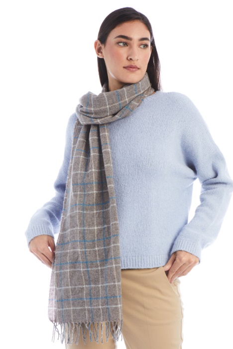 Sciarpa in lana tinto filo - Fashion Market