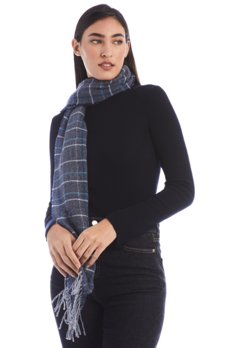 Sciarpa in lana tinto filo - Fashion Market
