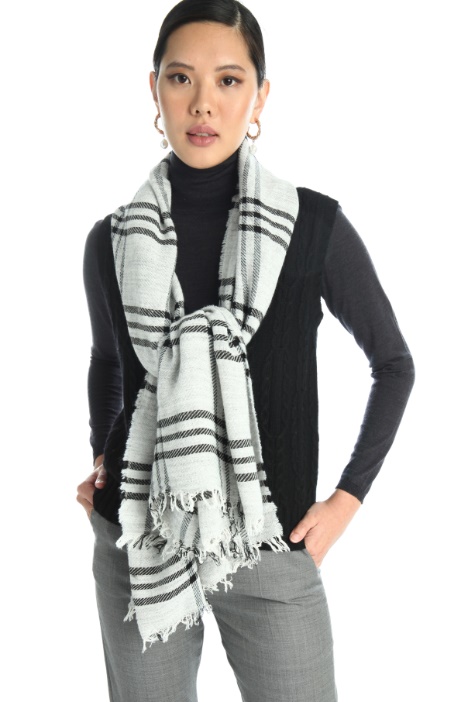 Sciarpa in jacquard check - Fashion Market
