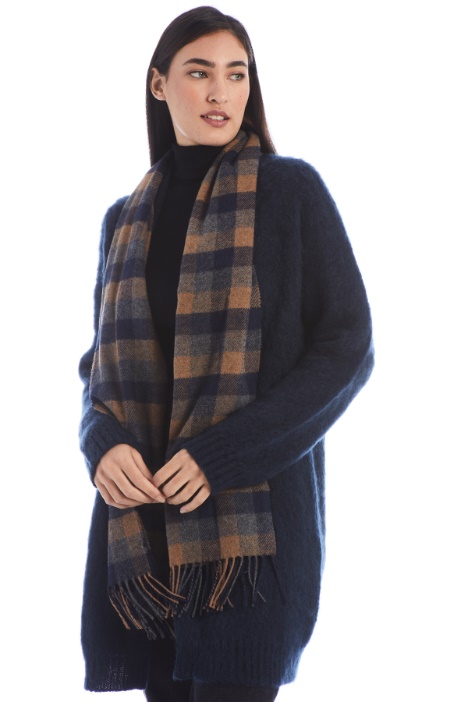 Sciarpa in lana tinto filo - Fashion Market