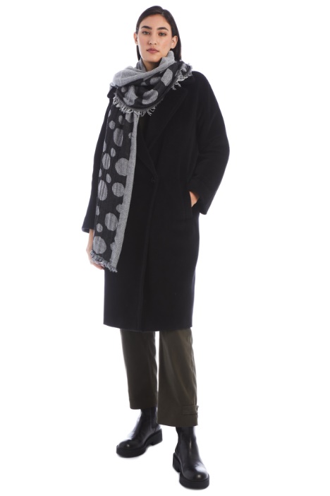 Sciarpa in jacquard pois - Fashion Market
