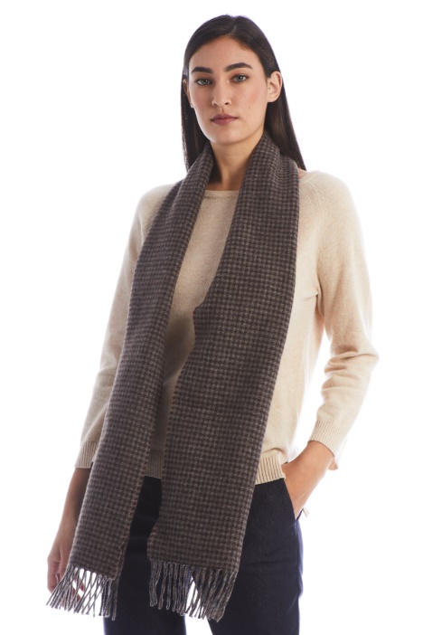 Sciarpa in lana tinto filo - Fashion Market