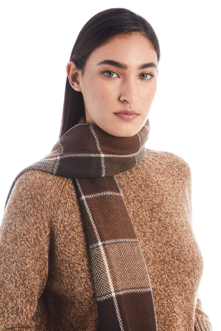 Sciarpa in tinto filo di lana - MARRONE BEIGE - Fashion Market - 2