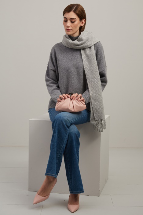 Sciarpa in lana e cotone - Fashion Market