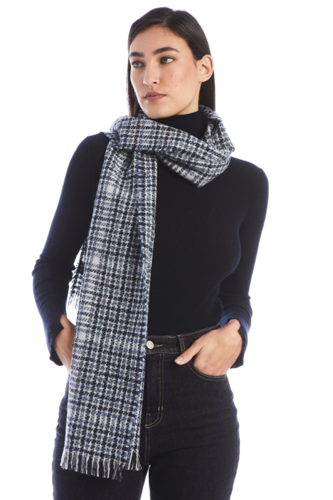 Sciarpa in lana tinto filo - Fashion Market