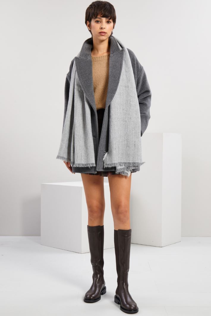 Stola in lana  - GRIGIO - Fashion Market - 2