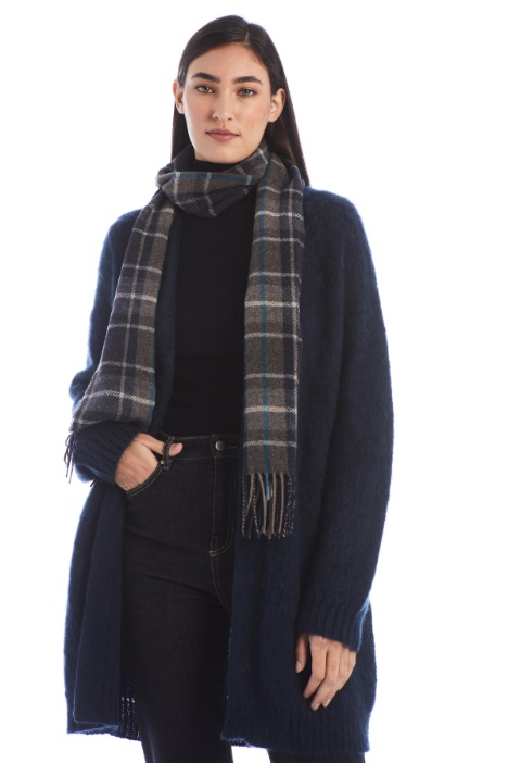 Sciarpa in lana tinto filo - Fashion Market