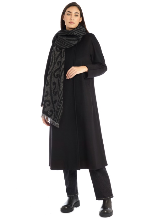 Sciarpa con intarsio bouclé - Fashion Market