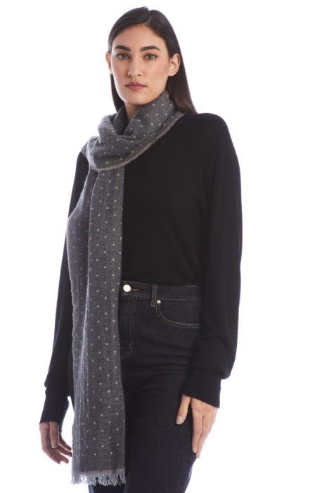 Sciarpa in cotone e lana - Fashion Market