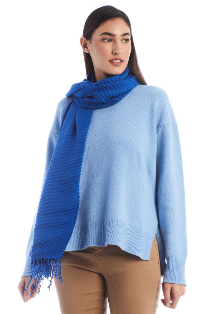 Sciarpa con lavorazione plissé - BLUETTE - Fashion Market - 2