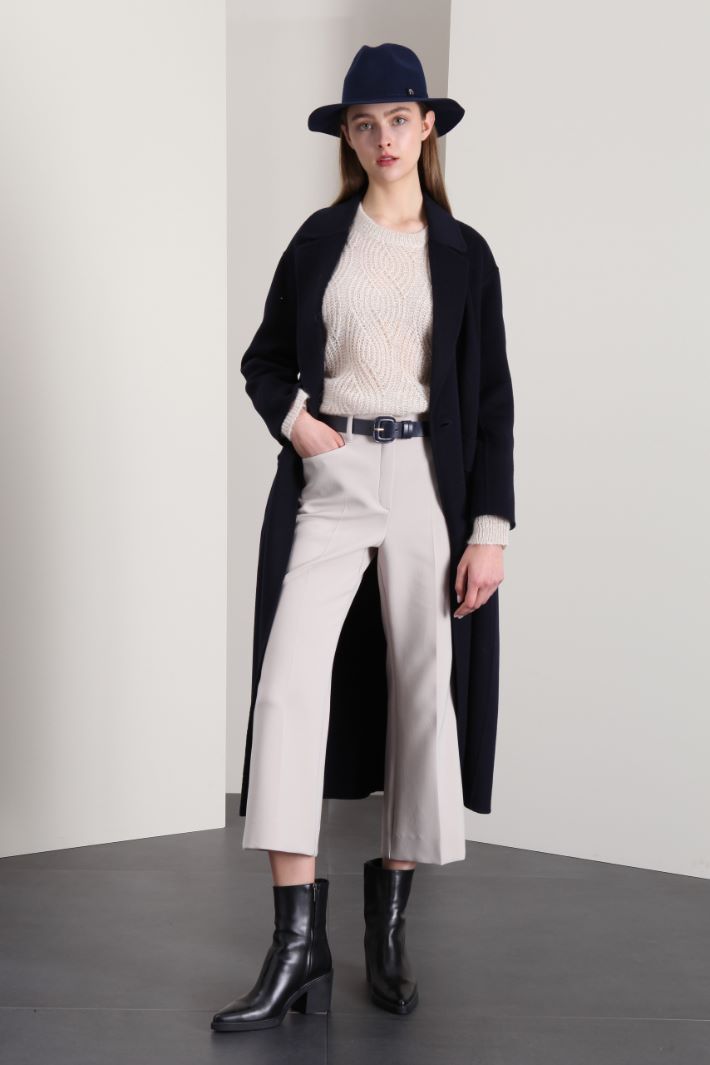 Fedora in lana cotta - BLU NOTTE - Fashion Market - 3