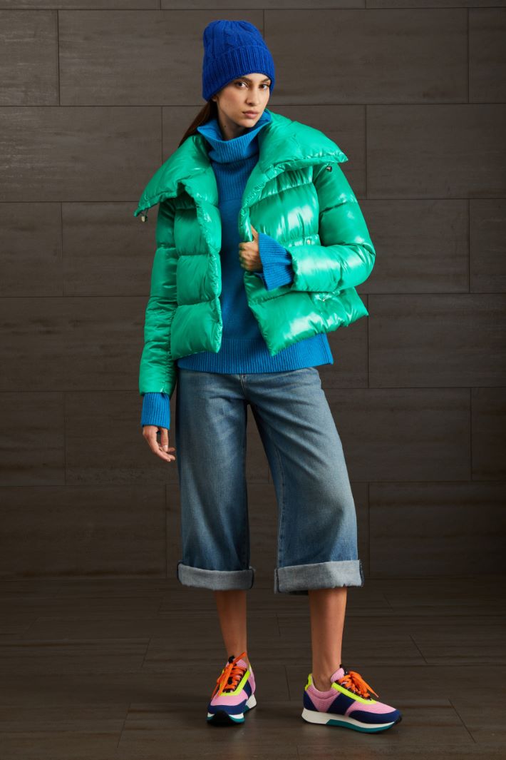 Cuffia in maglia - BLU ZAFFIRO - Fashion Market - 2