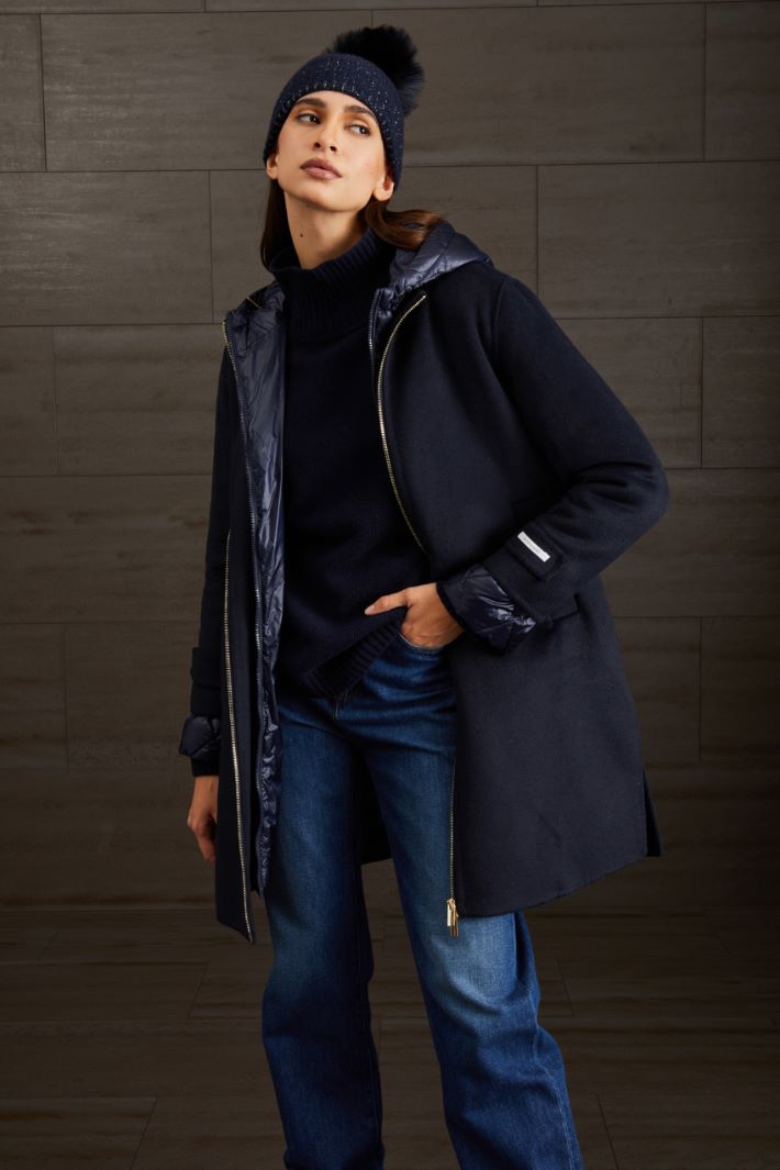 Cuffia con pon pon - BLU NOTTE - Fashion Market - 2