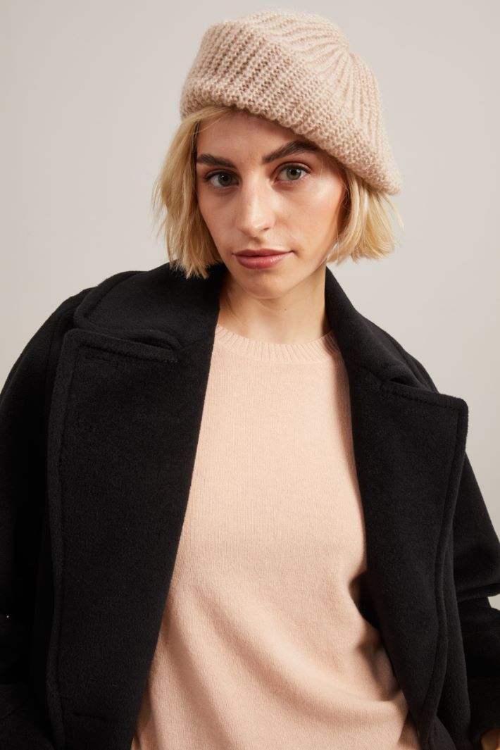 Basco in misto mohair - ROSA POLVERE - Fashion Market
