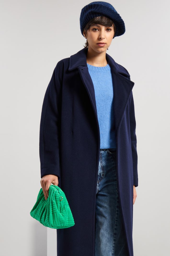 Basco in misto mohair - BLU - Fashion Market - 2