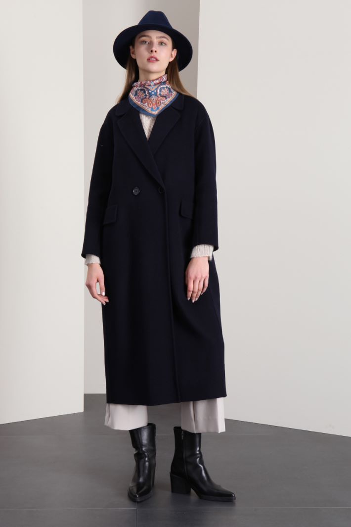 Fedora in lana cotta - BLU NOTTE - Fashion Market - 2