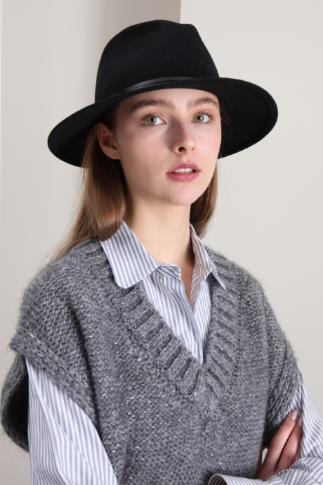 Fedora in lana cotta - Fashion Market