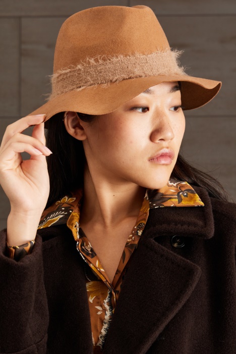 Fedora con nastro sfrangiato - Fashion Market
