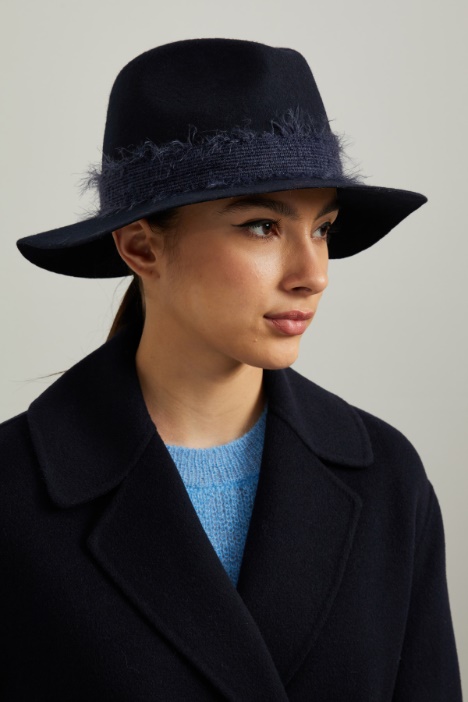 Fedora con nastro sfrangiato - Fashion Market