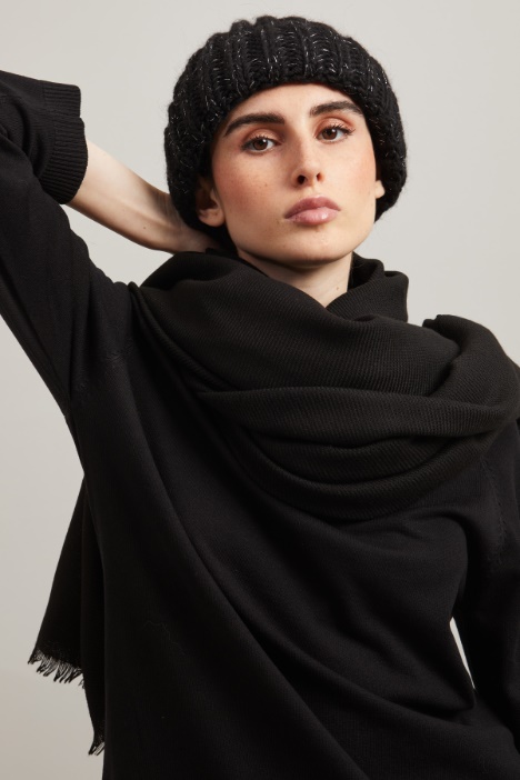 Cuffia in maglia lamè - Fashion Market