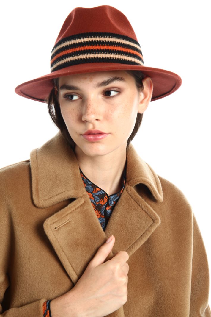 Fedora con passamaneria - MATTONE - Fashion Market - 3