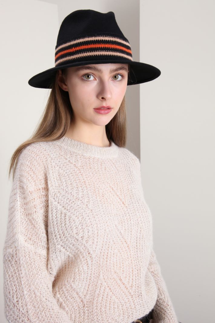 Fedora con passamaneria - NERO - Fashion Market - 3