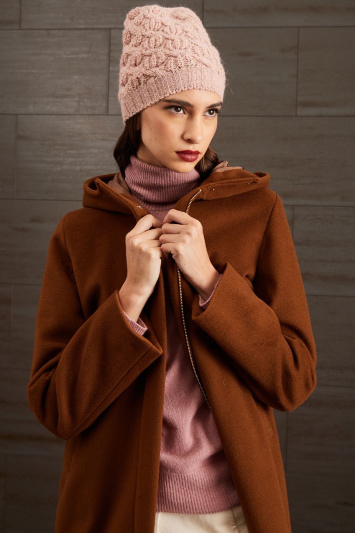 Cuffia in maglia lamè - ROSA - Fashion Market - 2