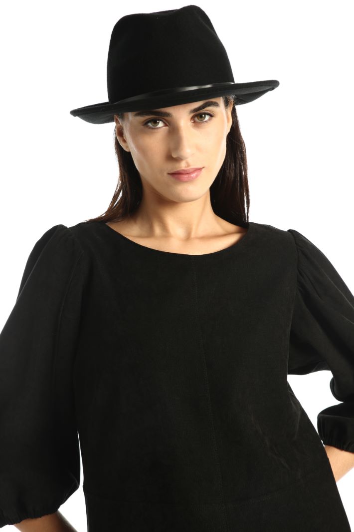 Fedora in feltro - NERO - Fashion Market - 3