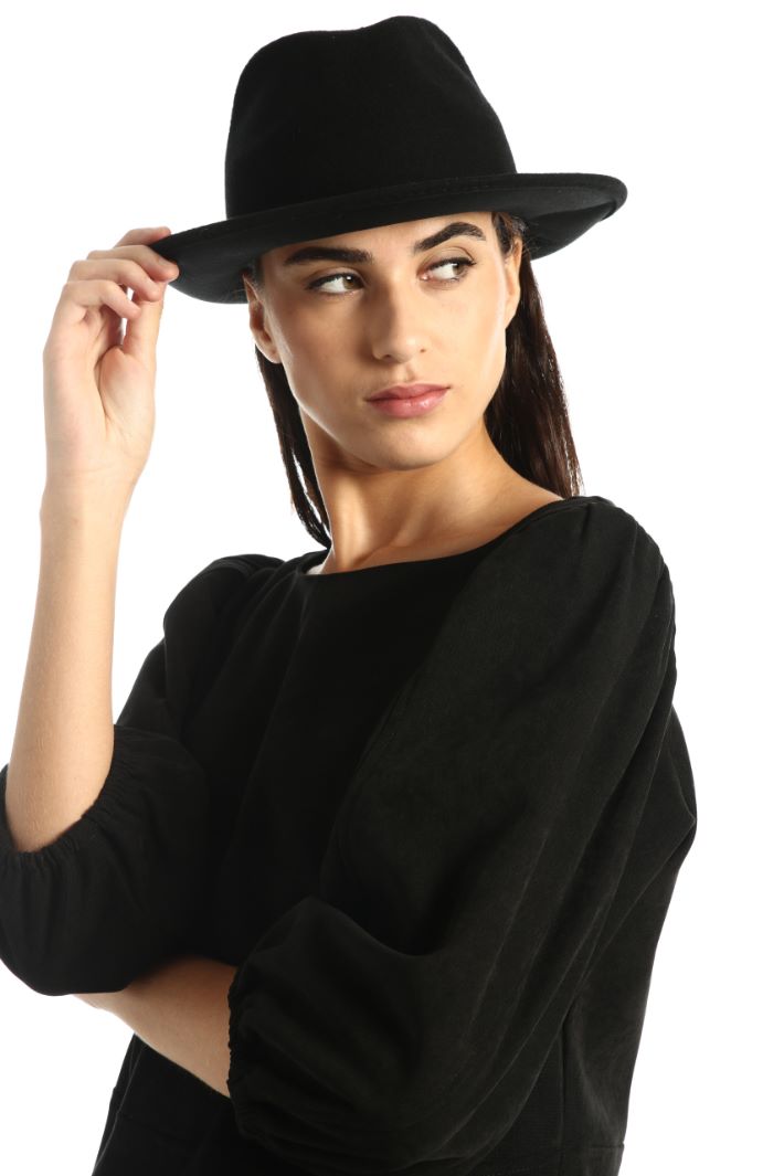 Fedora in feltro - NERO - Fashion Market