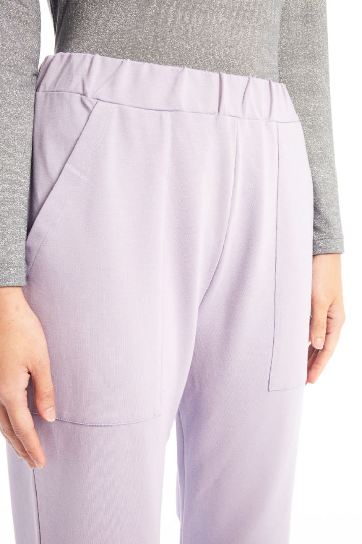 Pantaloni in jersey - LILLA - Fashion Market - 3
