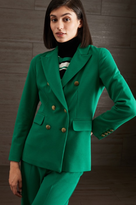 Blazer in jersey di viscosa - Fashion Market