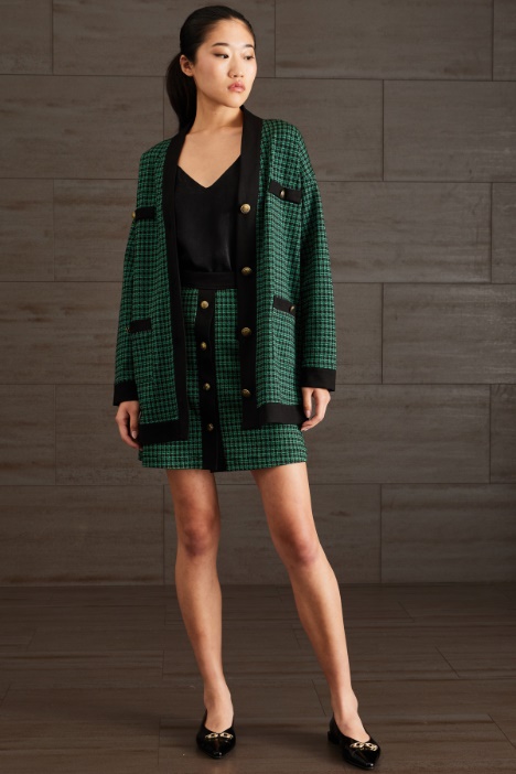 Giacca in jersey jacquard - Fashion Market