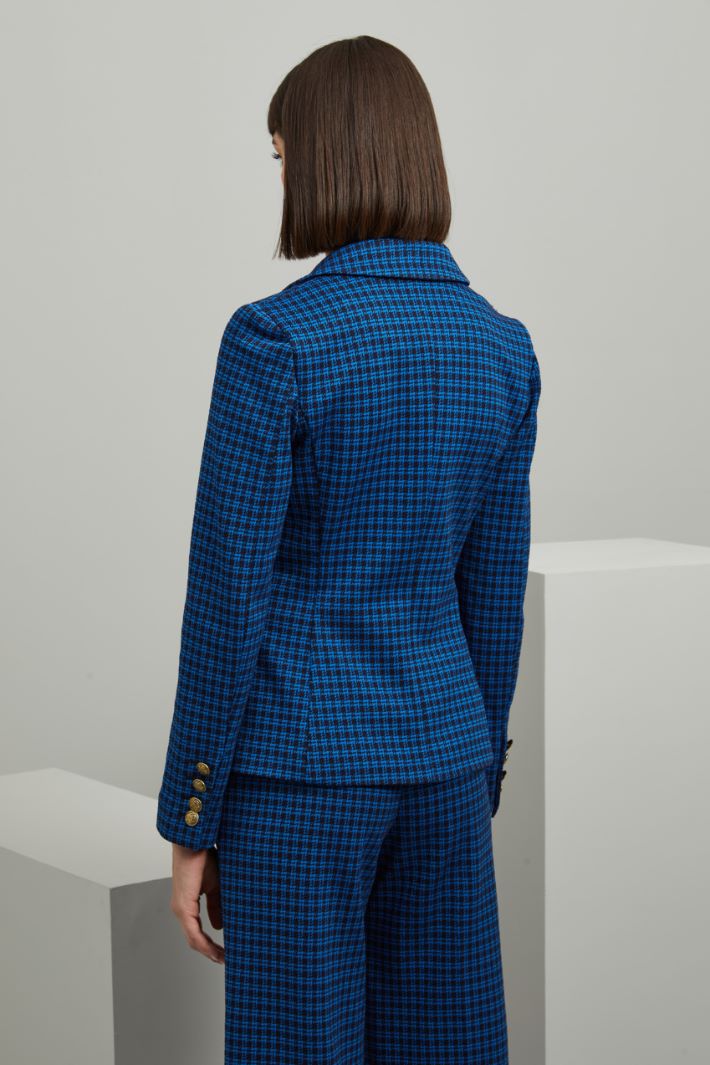Blazer in jersey - BLU NERO - Fashion Market - 4