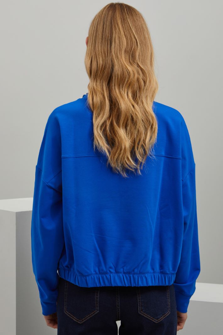 Felpa in cotone - BLUETTE - Fashion Market - 4