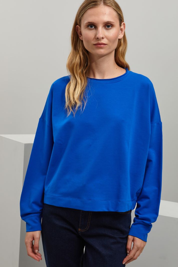 Felpa in cotone - BLUETTE - Fashion Market - 2