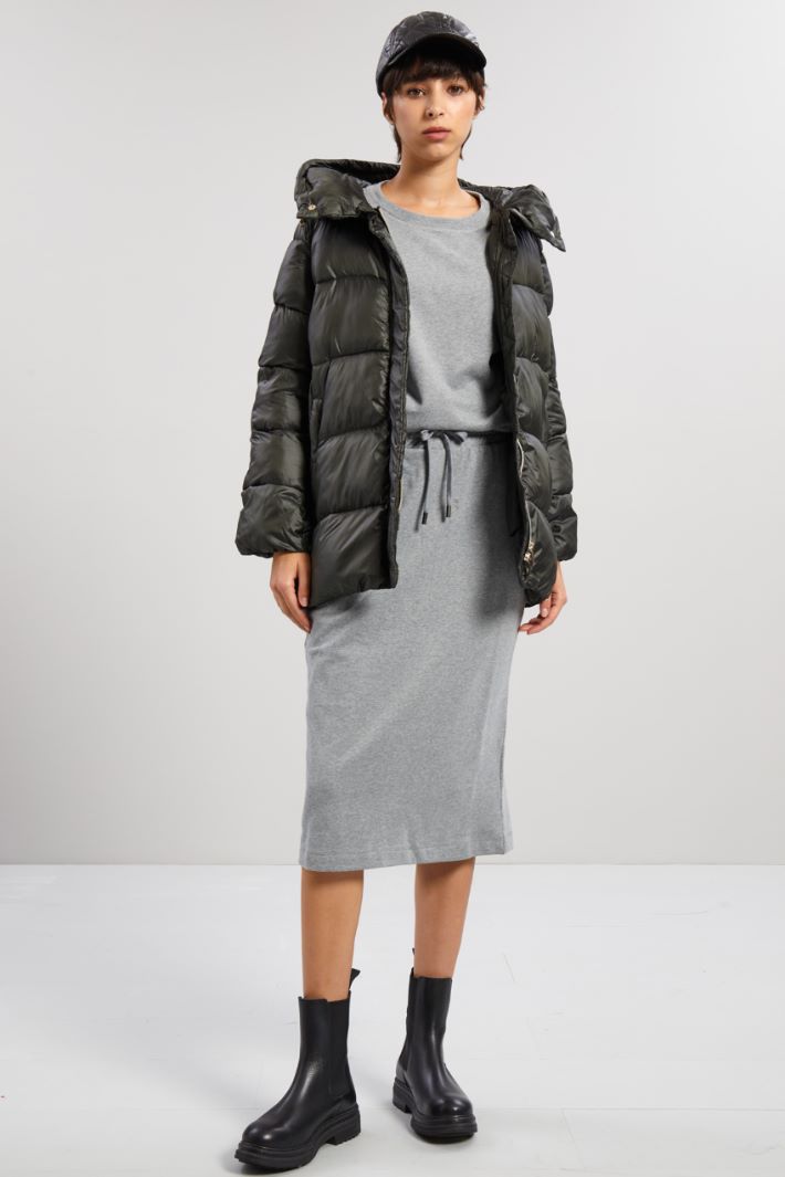 Felpa in puro cotone - GRIGIO - Fashion Market
