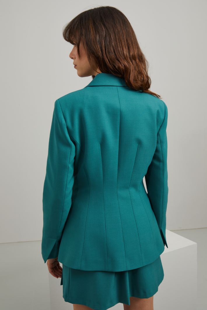 Blazer con gancetti  - OTTANIO - Fashion Market - 4