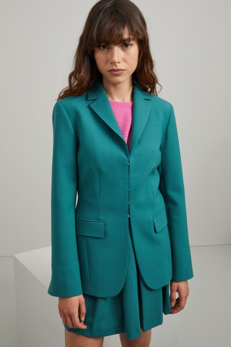 Blazer con gancetti  - Fashion Market