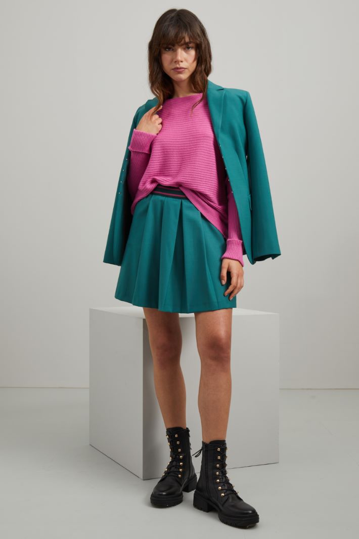 Minigonna in misto lana - OTTANIO - Fashion Market