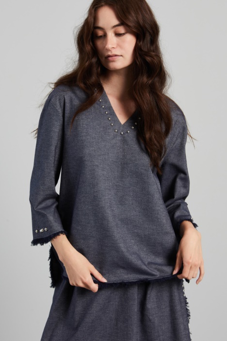 Casacca con borchie - Fashion Market
