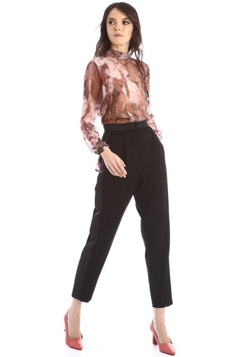 Pantaloni in cady con inserti - Fashion Market