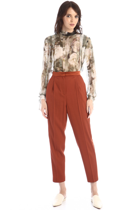 Pantaloni in cady con inserti - Fashion Market